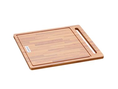 Rectangular iroko chopping board with one handle AC81960 GUGLIELMI RUBINETTERIE