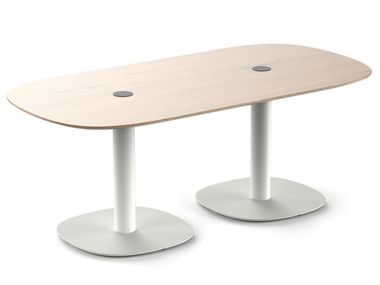 Rectangular table with central base FREE TABLE G_GRADO
