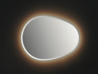Espejo de baño óvalo de pared con luces integradas OKKIO Gaia Mobili