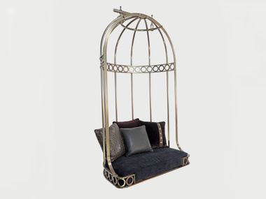 Swing stainless steel armchair SWING Galbiati