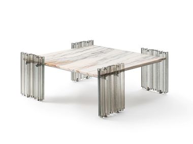 Square marble coffee table MIRAGE MARBLE Gallotti&Radice