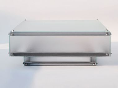 Square crystal coffee table VITRINE Gallotti&Radice