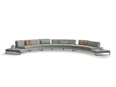 Modular curved sofa SUNSET ROUND Gamma Arredamenti