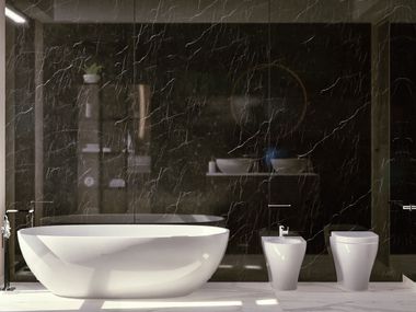 Bathroom furnishing solutions for modular villas FURNISHING SOLUTIONS - BATHROOM GammaVilla