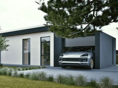 Solutions for the garage in modular villas GARAGE GammaVilla