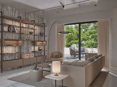 Furnishing solutions for livingroom in modular villas FURNISHING SOLUTIONS - LIVINGROOM GammaVilla