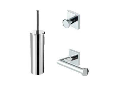 Stainless steel toilet set NELIO Geesa