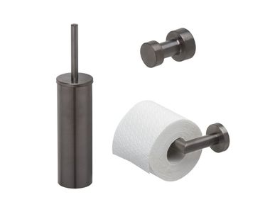 Stainless steel toilet set NEMOX Geesa