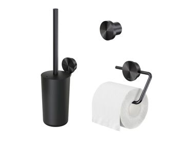 Stainless steel toilet set OPAL Geesa