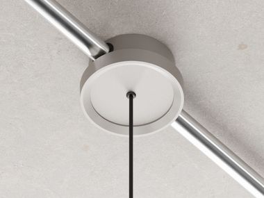 Rosace électrifiée CEILING DOT SILVER Genuit