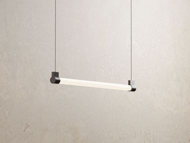 Luminária pendente LED de policarbonato LINE SUSPENDED HORIZONTAL COLOR Genuit