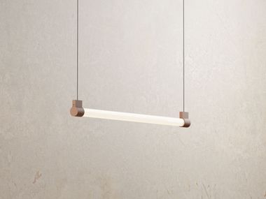 Luminária pendente LINE SUSPENDED HORIZONTAL CORTEN Genuit