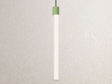 Luminária pendente LED de policarbonato LINE SUSPENDED VERTICAL COLOR Genuit
