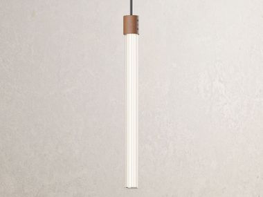 Luminária pendente LED de policarbonato LINE SUSPENDED VERTICAL CORTEN Genuit