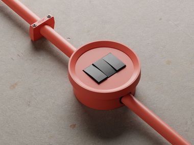 Coated aluminium outlet box MODULES DOT COLOR Genuit