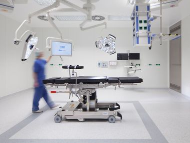 Antibacterial static dissipative PVC flooring MIPOLAM EL 5 Gerflor
