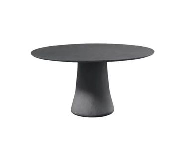 Tavolo rotondo da pranzo in materiale composito con base centrale MAE 36/39 Gervasoni