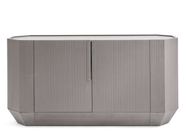 Concrete and cement-Based materials sideboard with doors TAPIES 68 Gervasoni