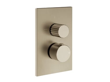 Miscelatore per doccia termostatico a 2 fori con piastra INCASTRI PF75133 / PF75135 / PF75137 Gessi