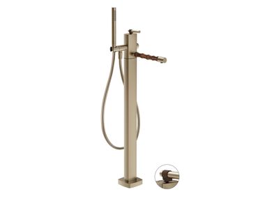 Floor standing bathtub mixer with hand shower JACQUELINE PF77028 Gessi