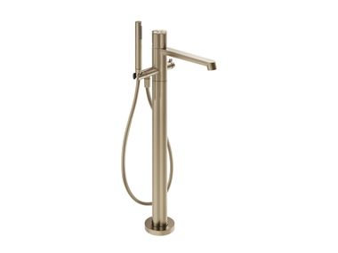 Floor standing bathtub mixer with hand shower LUDOVICA PF76228 Gessi