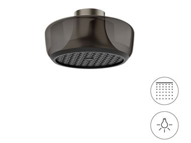 Regenkopfbrause mit LED-Licht zur Deckenmontage PERLE PF57400 Gessi