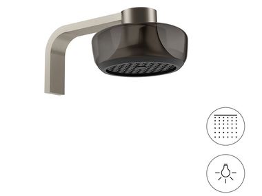 Regenkopfbrause mit LED-Licht zur Wandmontage SENSAZIONI PF57404 Gessi