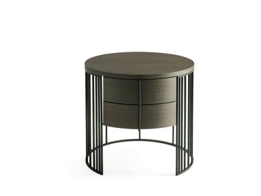 Runder Nachttisch aus Holz DOPPLER Gianfranco Ferré Home