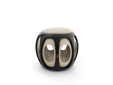 Round ash pouf YUAN Giorgetti