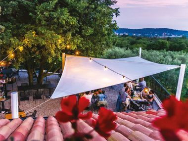 Double triangular shade sail VELORA Giulio Barbieri