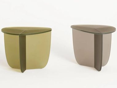 Low crystal coffee table AKUR Glas Italia