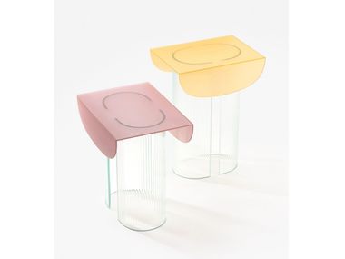Mesa de centro alta de vidro HELIA Glass Variations