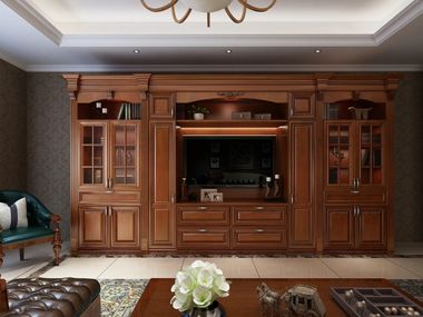 Wood veneer furniture foil YX580 GoldenHome
