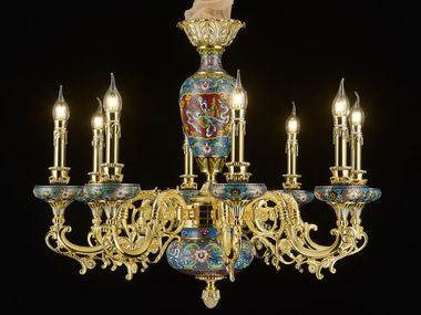 Metal chandelier P28086-8 Goldsure