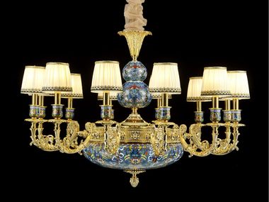 Fabric chandelier P28088-12 FABRIC Goldsure