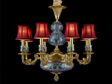 Pendant lamp P28089-8 FABRIC Goldsure