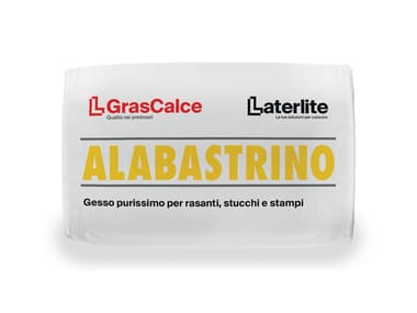 Laterlite, GRASCALCE ALABASTRINO Gesso purissimo per rasanti, stucchi e stampi