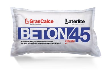 Laterlite, GRASCALCE BETON45 Calcestruzzo predosato strutturale ad alta resistenza