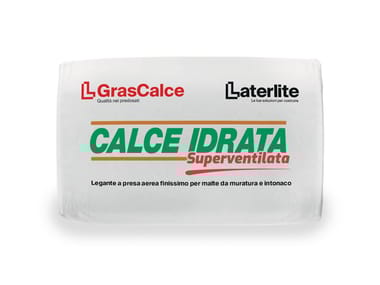 Laterlite, GRASCALCE CALCE IDRATA SUPERVENTILATA Legante a presa aerea per malte da muratura e intonaco
