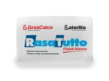 Laterlite, GRASCALCE RASATUTTO FINISH BIANCO Rasante cementizio