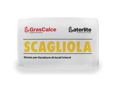 Laterlite, GRASCALCE SCAGLIOLA Gesso per lisciatura di locali interni