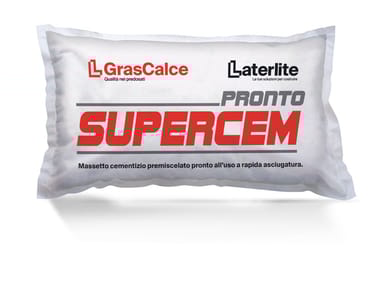 Laterlite, GRASCALCE SUPERCEM PRONTO Massetto cementizio premiscelato