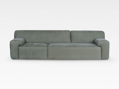 4 seater leather sofa ALMOUROL Greenapple