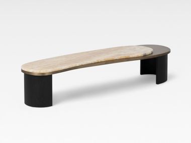 Low wooden coffee table ARMONA Greenapple