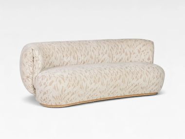 Curved fabric sofa BOLOTA Greenapple