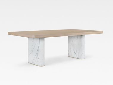 Rectangular oak dining table FALL Greenapple