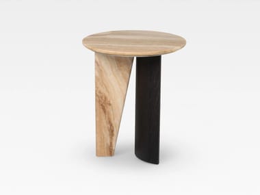 Tavolino rotondo in onice FOICE Greenapple