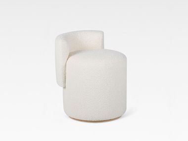 Round fabric pouf GRAND Greenapple