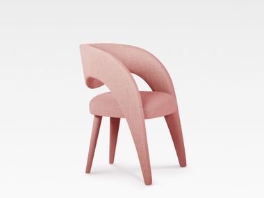 Upholstered fabric chair LAURENCE Greenapple