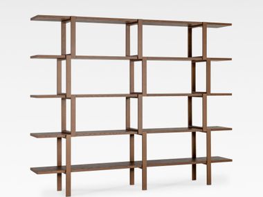Open wooden bookcase OIRASE Greenapple